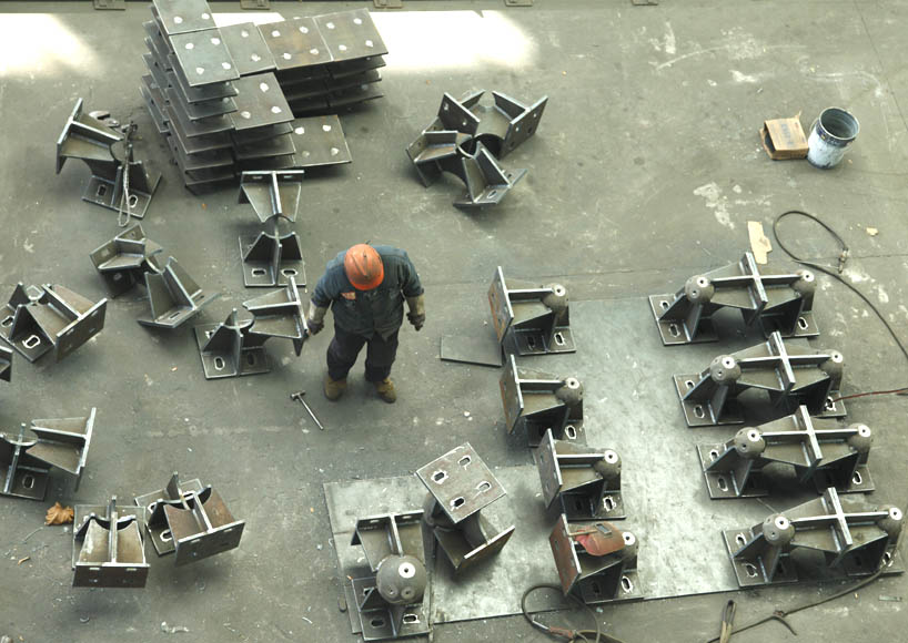 怀柔煤棚网架双向支座