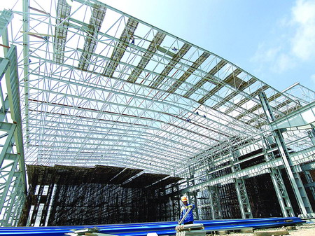 怀柔船厂网架工程